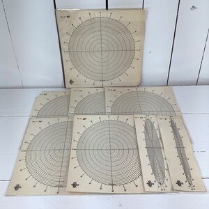 8 Unique 1944 Laminated Graphing Paper With Tilt Perspective